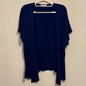 🌼4 for $20!🌼FREE TO LIVE Women’s Navy Open Cardigan, NEVER WORN, Size Small